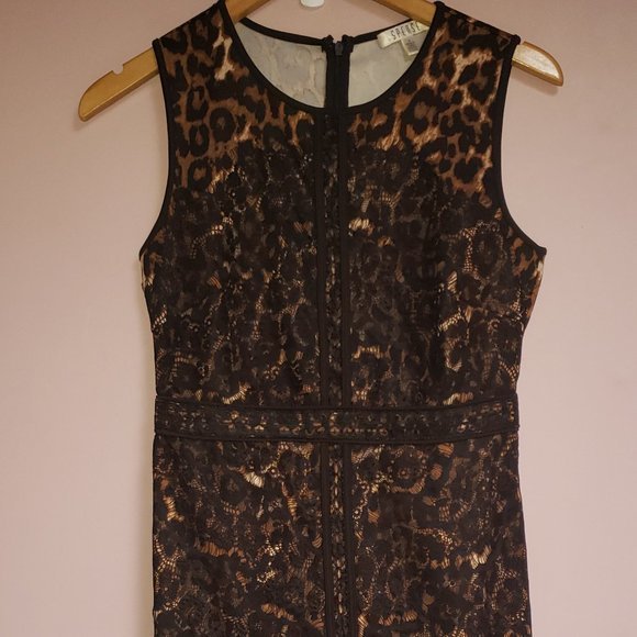 SPENSE - Women's Size 4 - Leopard Pattern Dress - NWOT - Picture 1 of 7